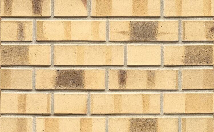 Кирпич клинкерный Westerwaelder Klinker Nr 35KS Creme nuanciert Kohle Spezial, 240*115*52 мм