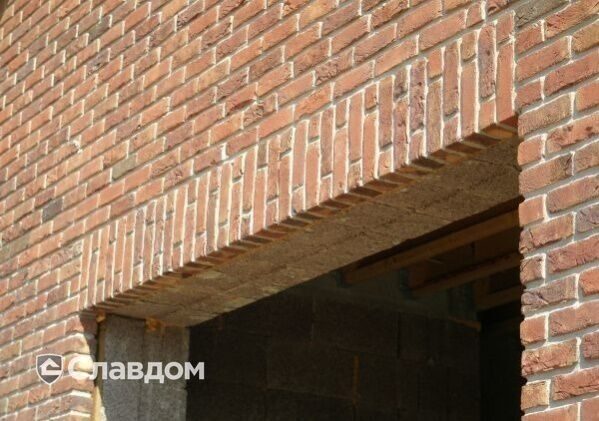 Вертикальная перемычка BAUT в полтора кирпича